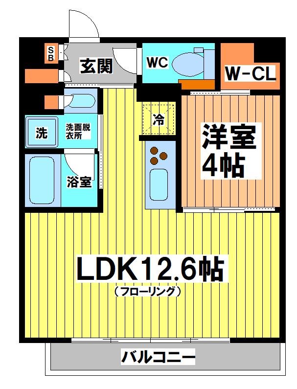 プラウドフラット渋谷富ヶ谷 間取り図