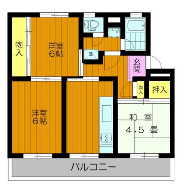 車返団地3街区14号棟 間取り