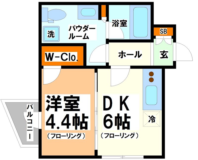 初台スクエア 間取り図