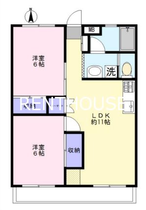 佐伯コーポラス 間取り