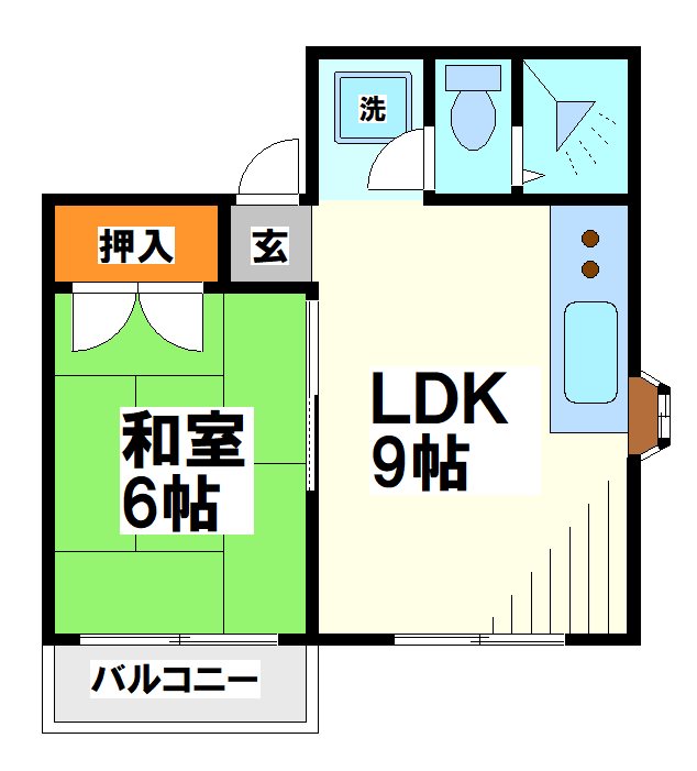 ドミール蓬【当店限定物件】 間取り