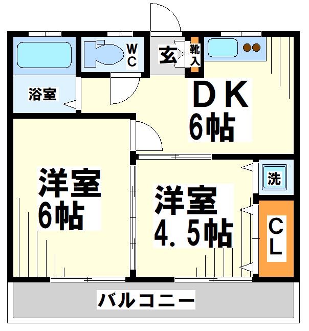 柿木マンション  間取り図