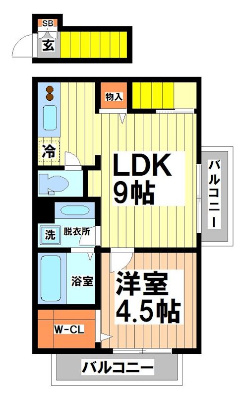 プレミール笹塚 間取り図