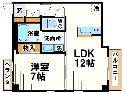 カメリアガーデン 間取り図