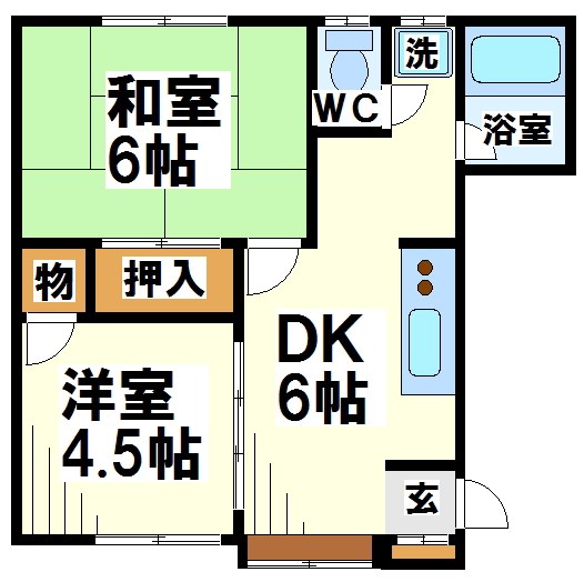 ロベールコーポ   間取り図