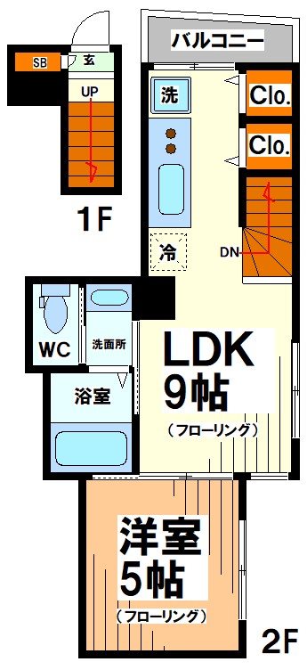 笹塚フラッツ 間取り図