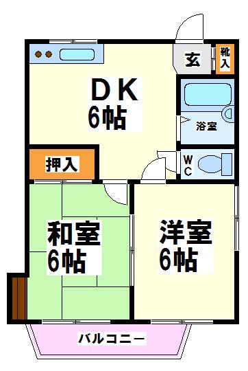 パストラルマンション　当社管理物件  間取り図