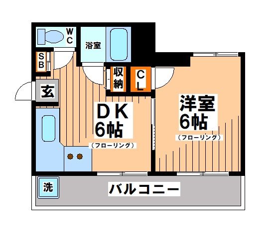 岡田ビル 間取り図