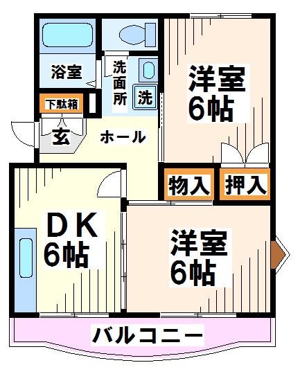 エトワール白糸台   間取り図