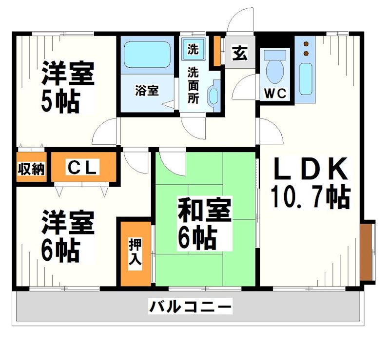 シャトルパレス   間取り