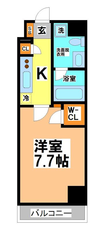 アジールコート新宿 間取り