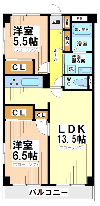 セレッソ幡ヶ谷 間取り図