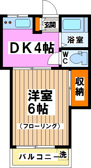 コーポ神山 間取り図