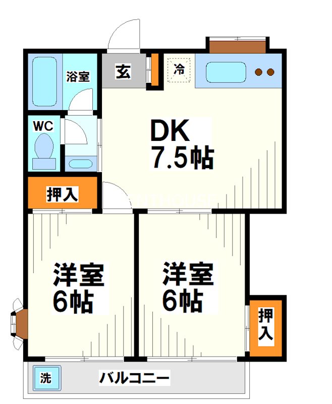 エターナル  間取り図