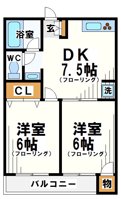 オークフジ  間取り図