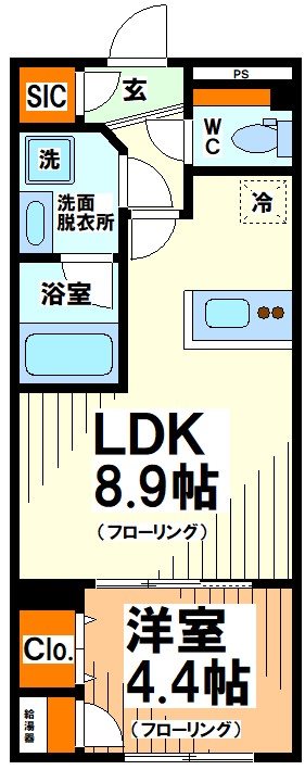 コンポジット渋谷本町 間取り図