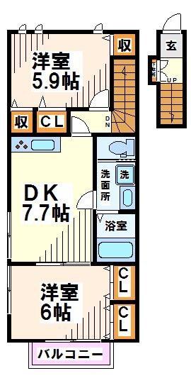 ムーンライト・レヂデンス 間取り図