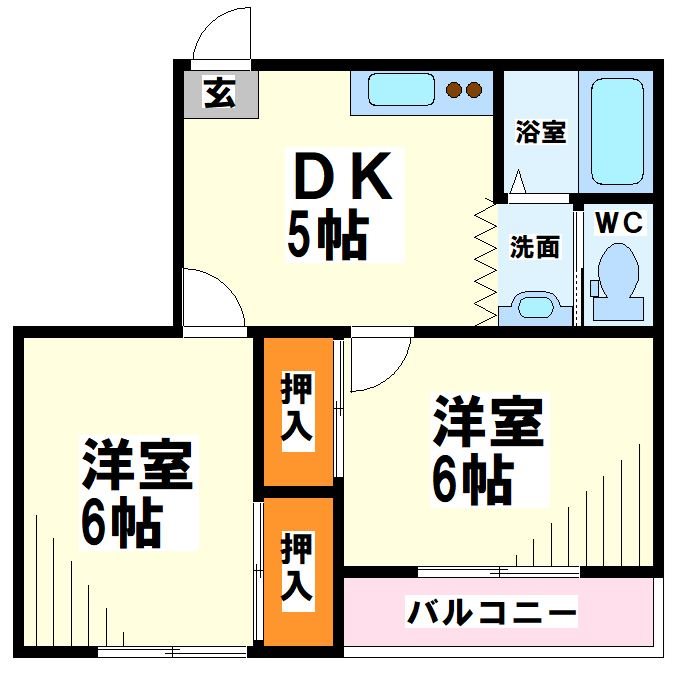 カルチャーコーポ   間取り