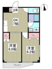 第2ジェネラスコート  間取り図