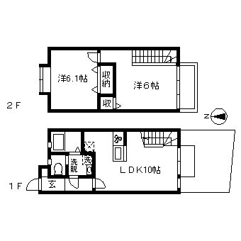 深大寺サンテラス   間取り図