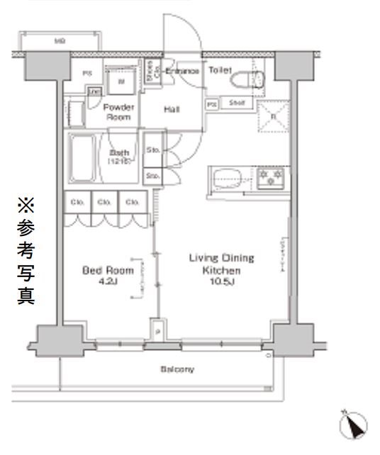 プラウドフラット渋谷富ヶ谷 間取り