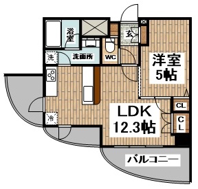 コンフォリア代々木上原 間取り図