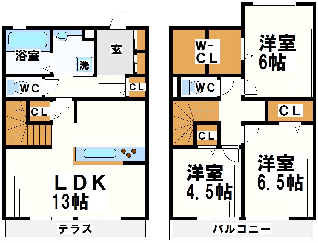 ルリアン   間取り図