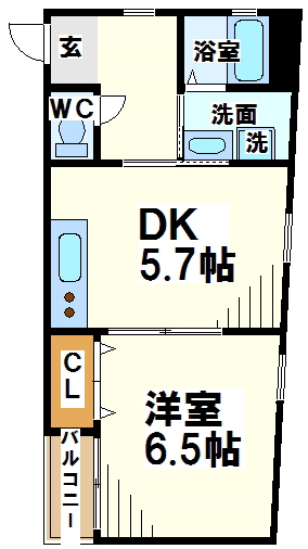 ドリームハイツ 間取り図