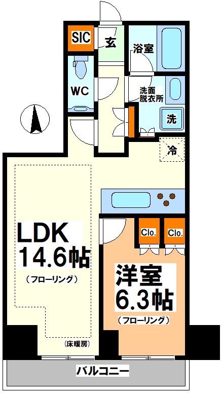 ザ・パークハウス新宿タワー 間取り