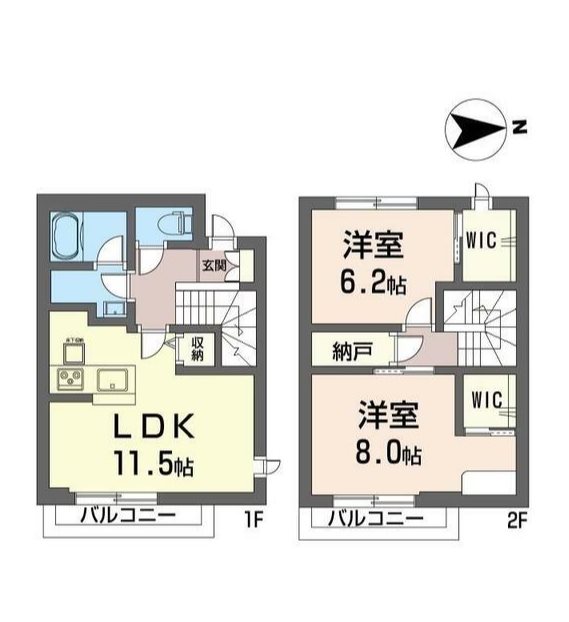 シャーメゾンノア 間取り図