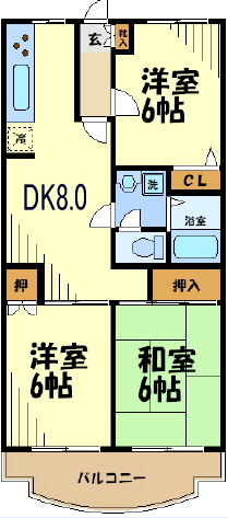 エスパシオカメリア  間取り図