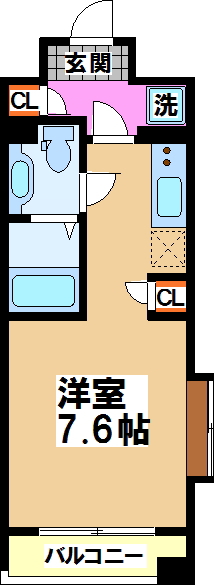 プライマル笹塚 間取り図