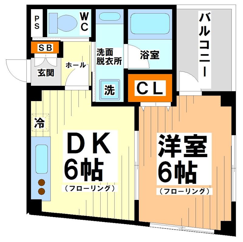 コートリーブル  間取り図