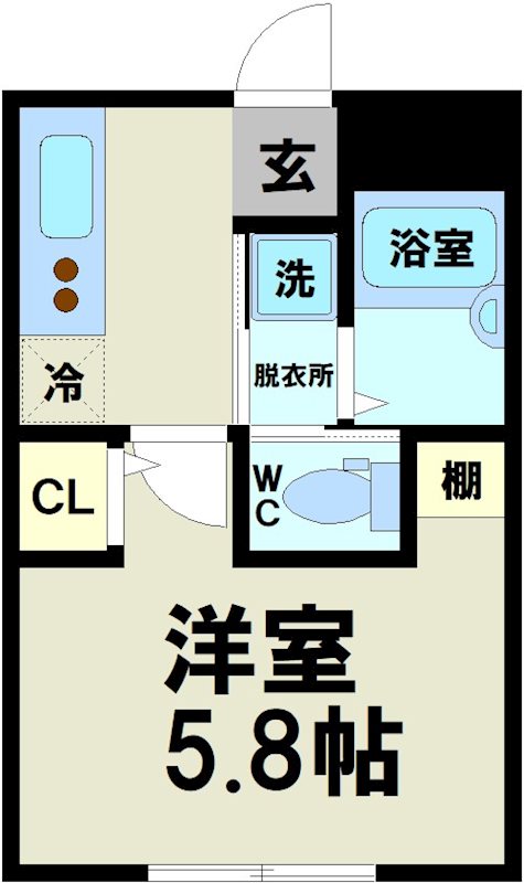 エコーＢ  間取り図