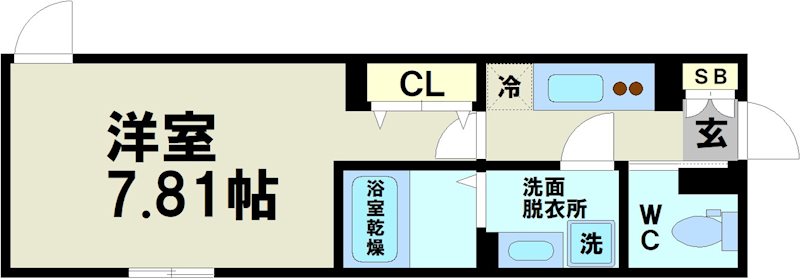 エルファーロ笹塚Ⅱ 間取り図