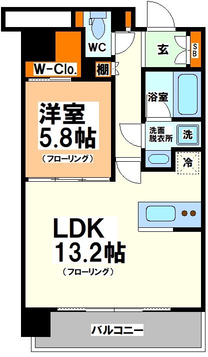 パークハビオ渋谷本町レジデンス 間取り図