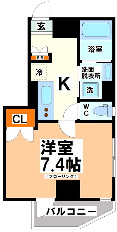 コンソラトゥール笹塚Ⅱ 間取り