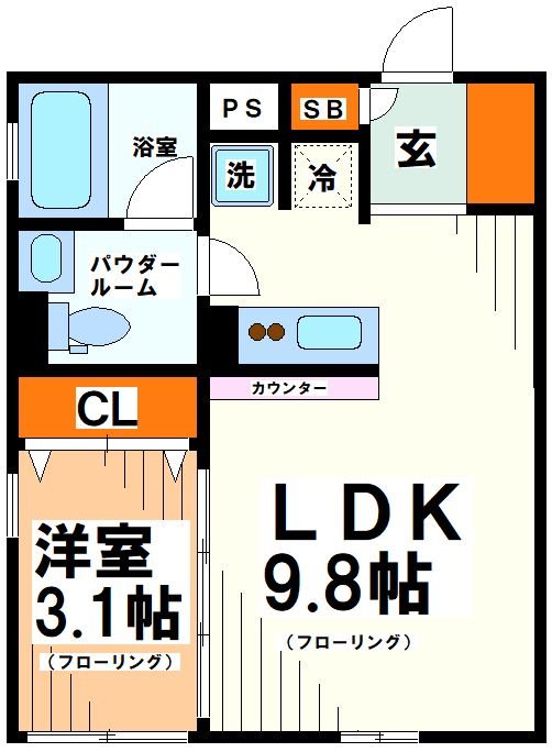 セドール代田橋 間取り図