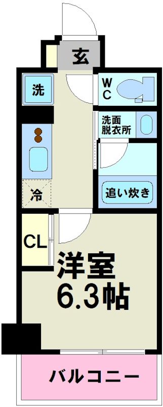 ケルスコート笹塚  間取り図