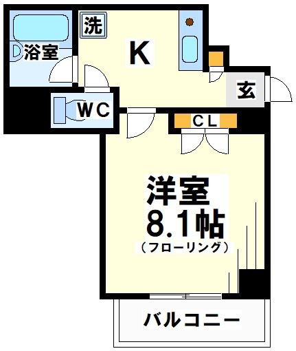 メインビル調布    間取り