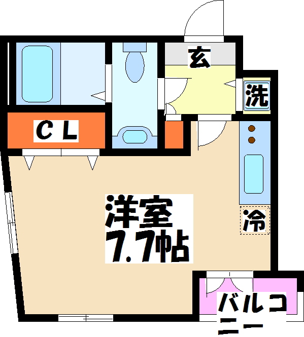 グランシェーヌ初台 間取り図