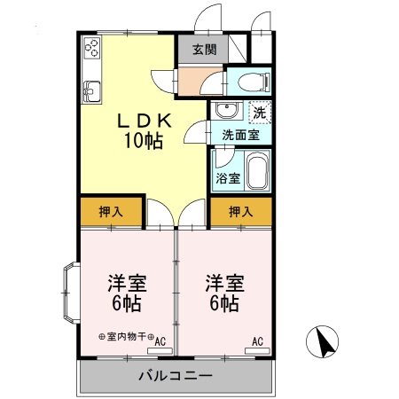 ライフアメニティー  間取り