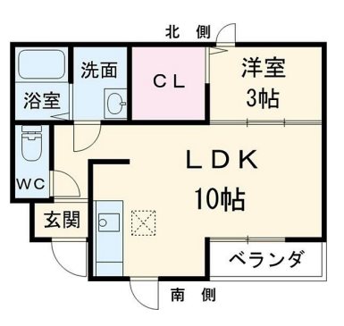 ルナカーサ調布  間取り図