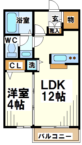 ラテール・ブリエ   間取り