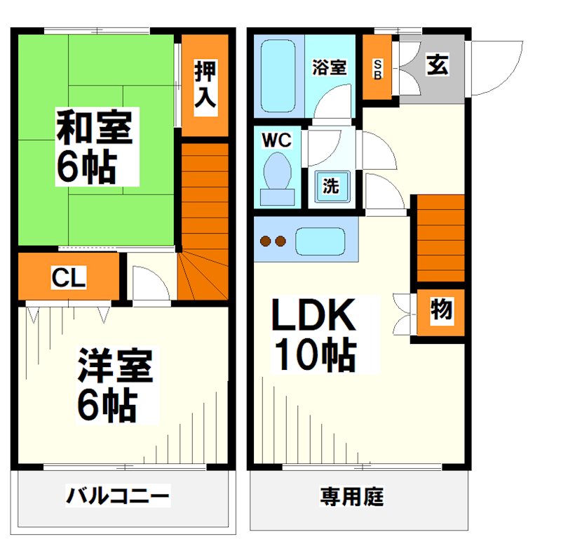 サンソアラＡ  間取り図