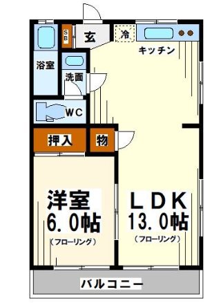 第２寿々盛マンション  間取り図