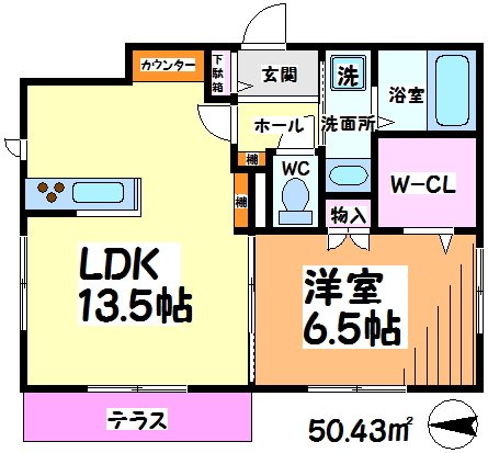 エルミタージュ永福町 間取り図