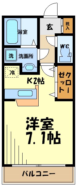 ルーエ調布  間取り図