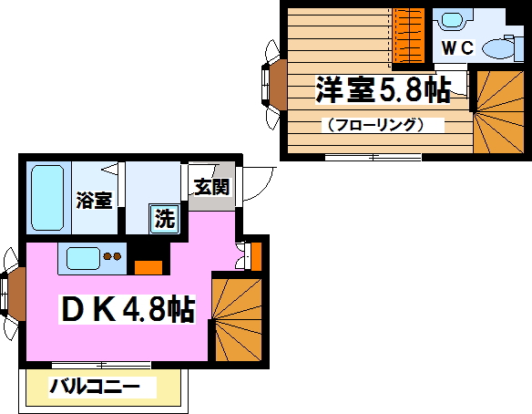 ルート丘の上 間取り図