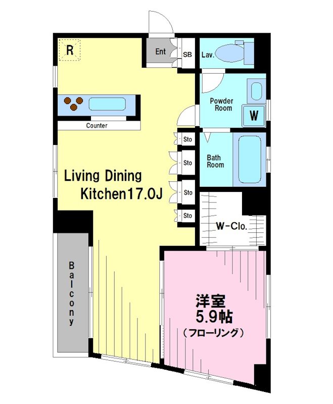 メゾン・プロムナード 間取り図